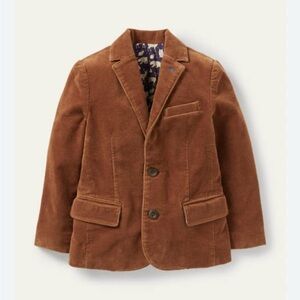 Boden Boys Cord Party Blazer in Brown NWOT